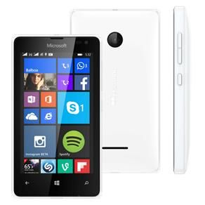 Smartphone Microsoft Lumia 532 Dual DTV Branco com Windows Phone 8.1, Tela 4